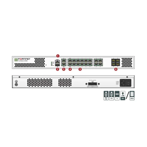 Tường lửa Fortinet FG-200E